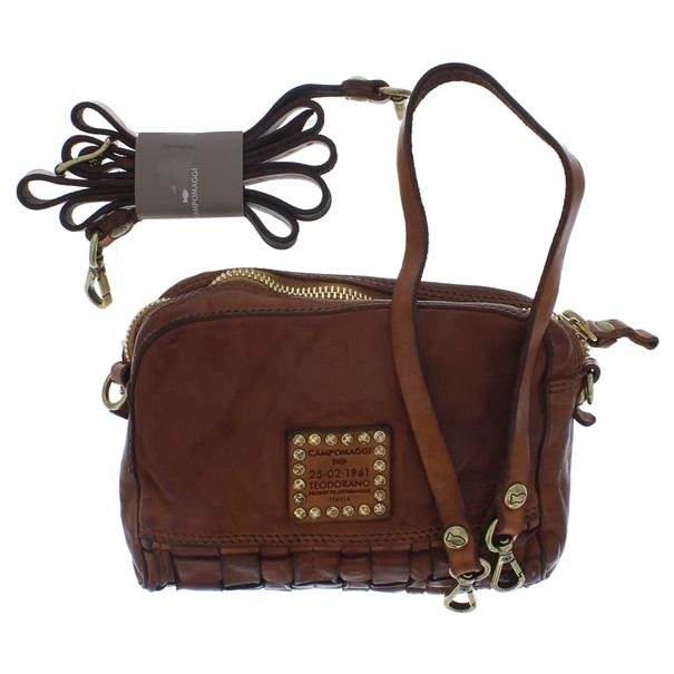 Campomaggi Crossbody Vlecht met Studs