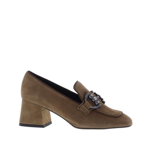 Dames Loafer Suede Hak