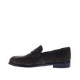 Di Lauro Delicia Suede Plooi Loafer