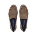 Di Lauro Delicia Suede Plooi Loafer