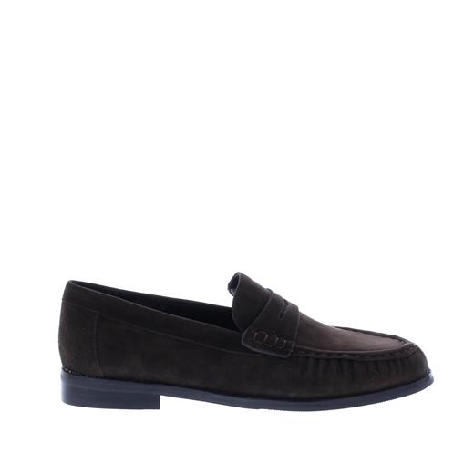 Di Lauro Delicia Suede Plooi Loafer