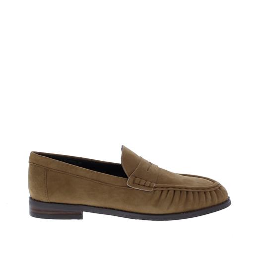Di Lauro Delicia Suede Plooi Loafer
