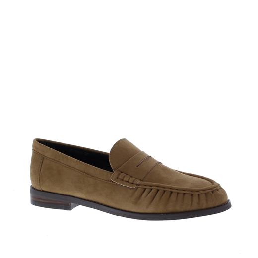 Di Lauro Delicia Suede Plooi Loafer