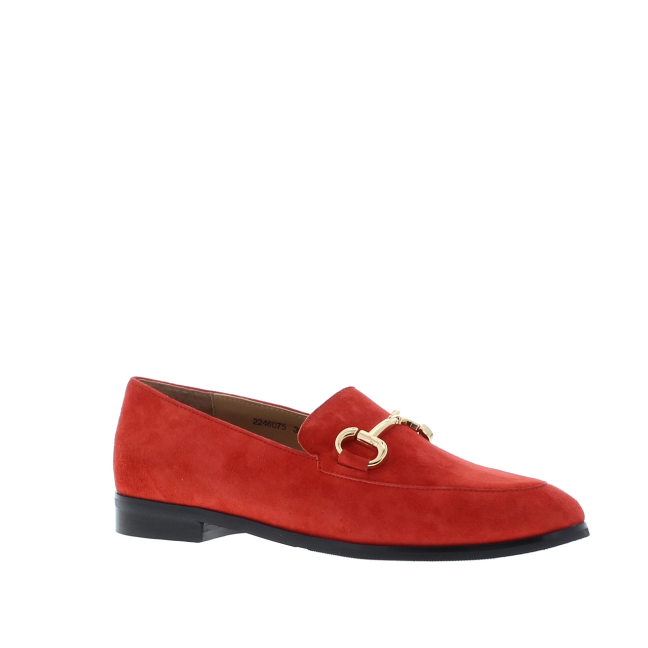 Loafers dames rood hotsell