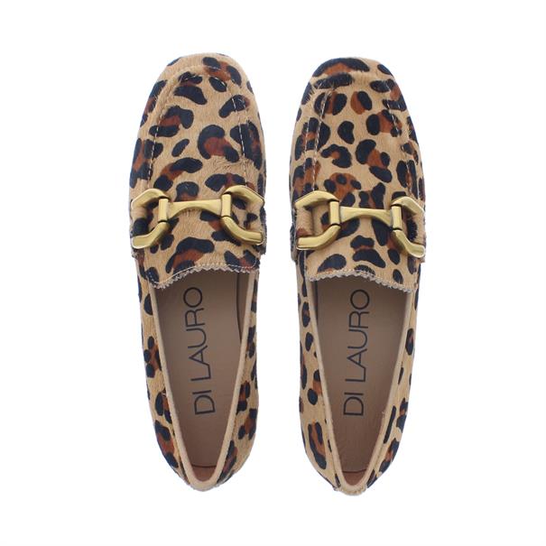 Di Lauro Loafer Bit Luipaardprint