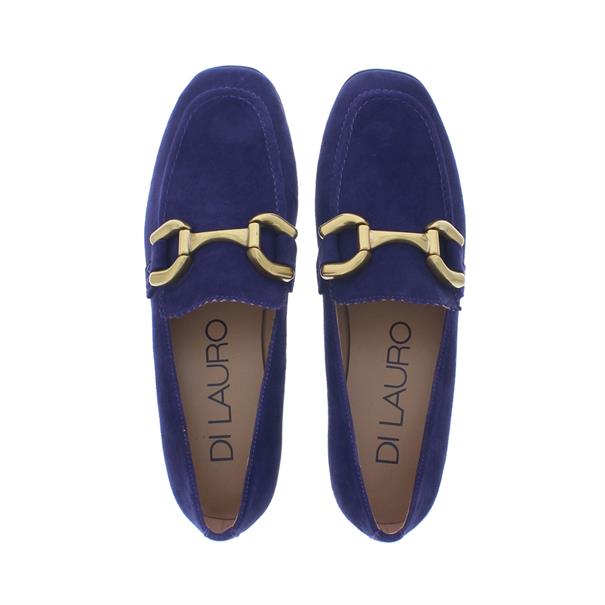 Di Lauro Loafer Carre Bit Suede