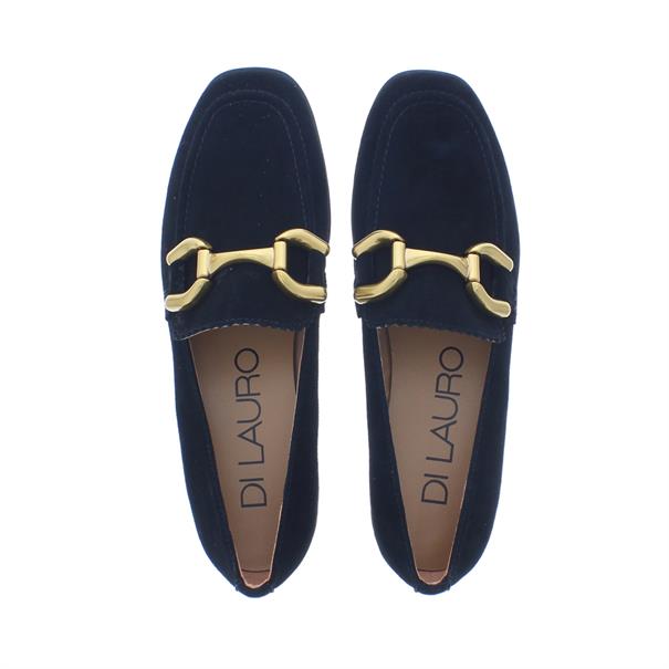 Di Lauro Loafer Carre Bit Suede