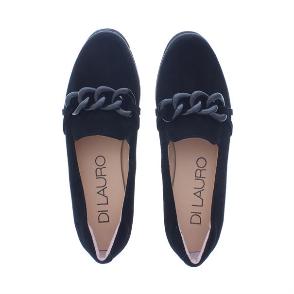 Di Lauro Loafer Sleehak Suede