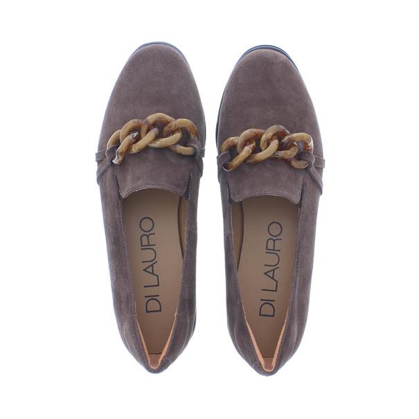 Di Lauro Loafer Sleehak Suede