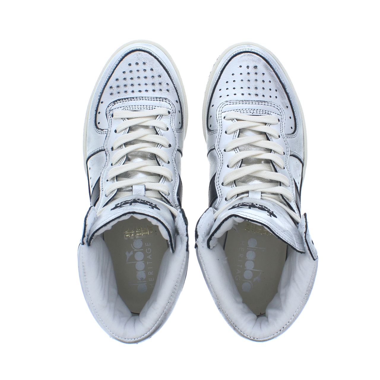 Diadora Mi Basket Silver Used Sneaker | Strating Schoenen