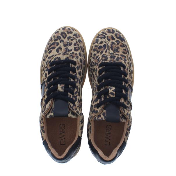 Dwrs Poona Leopard Dames Sneaker