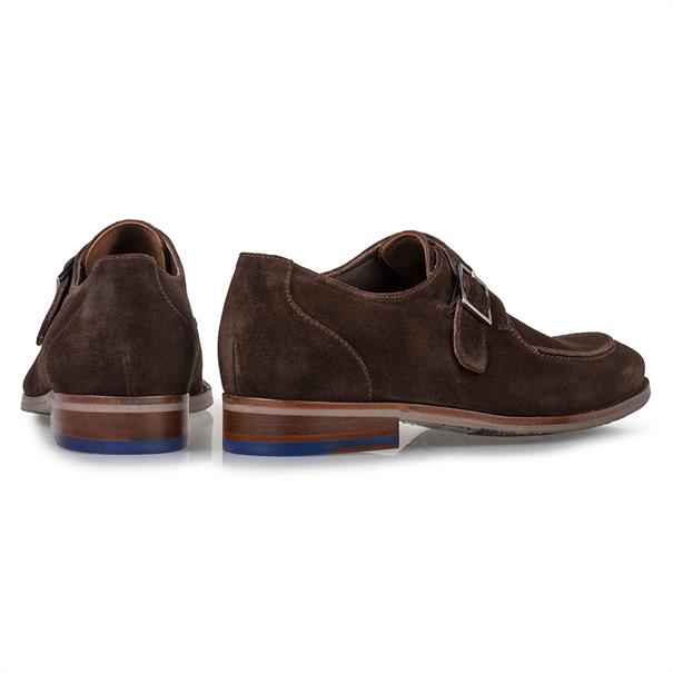 Floris van Bommel SFM-30318 Heren Suede Gespschoen