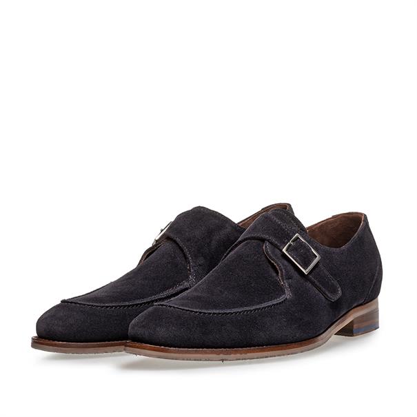 Floris van Bommel SFM-30318 Heren Suede Gespschoen