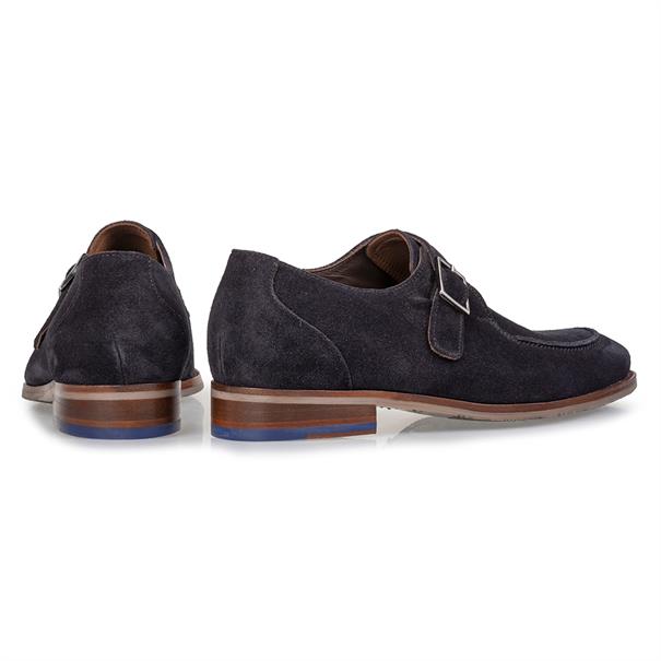 Floris van Bommel SFM-30318 Heren Suede Gespschoen