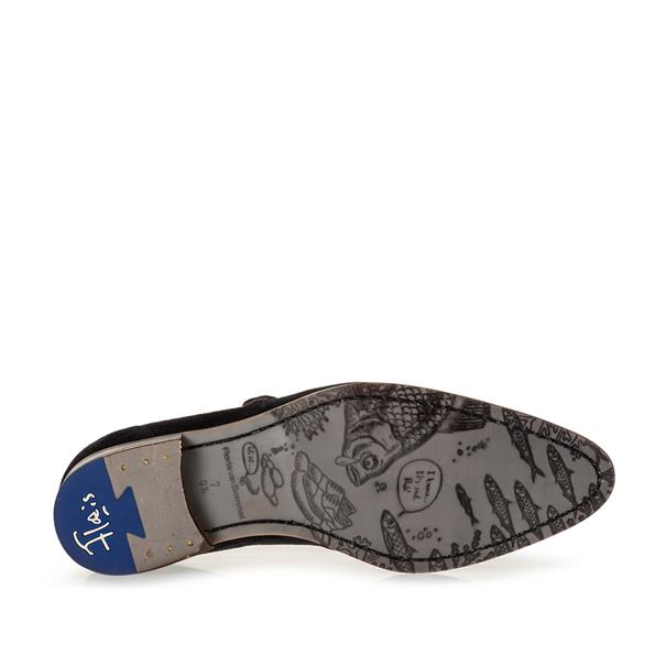 Floris van Bommel SFM-30318 Heren Suede Gespschoen