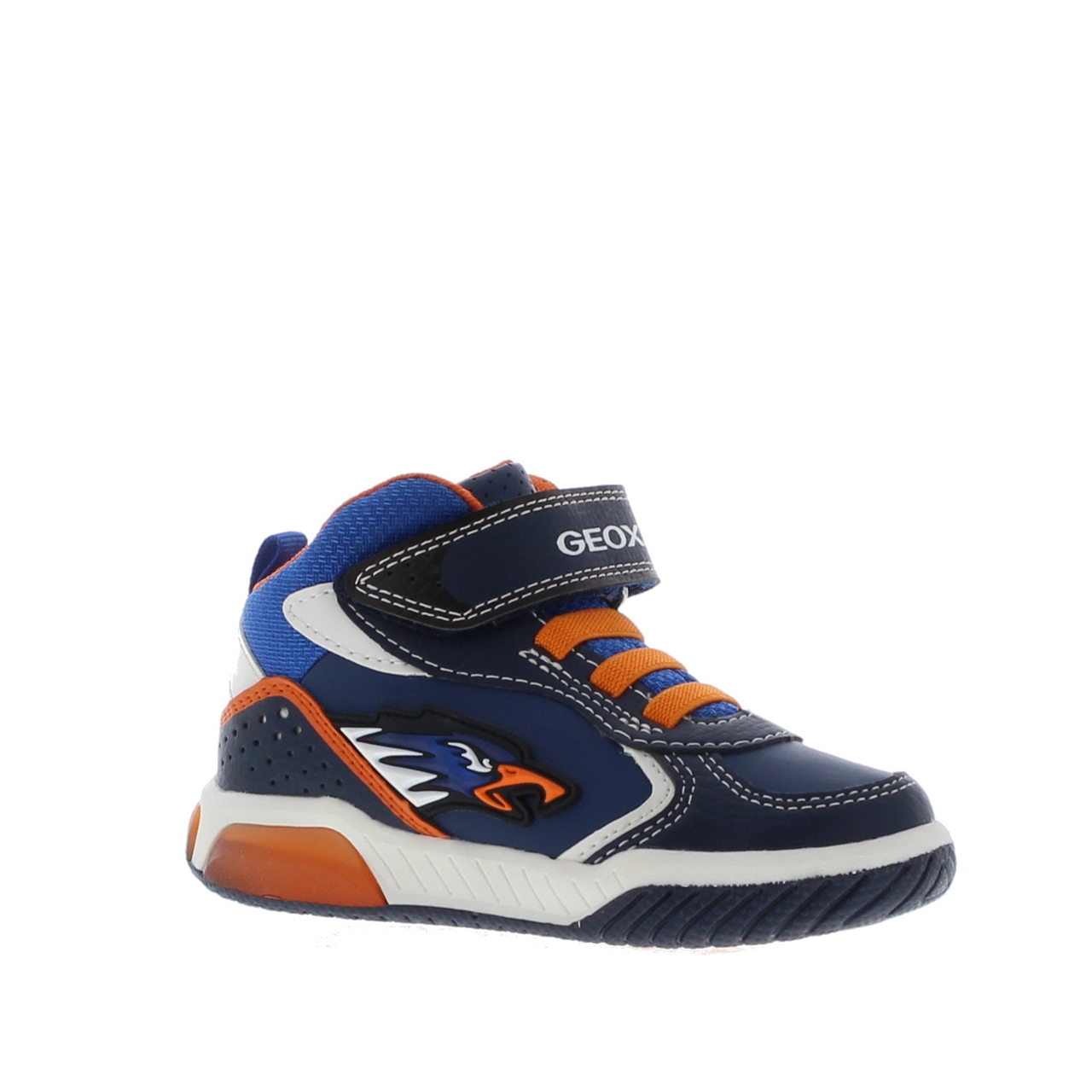 Monarch Minimaal Ontoegankelijk Geox Kids Mid Sneaker Velcro | Strating Schoenen