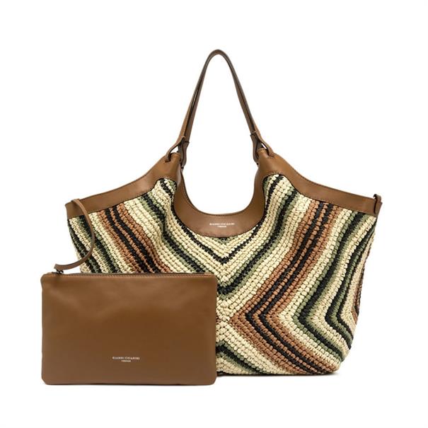 Gianni Chiarini Dua Dames Tas Rafia