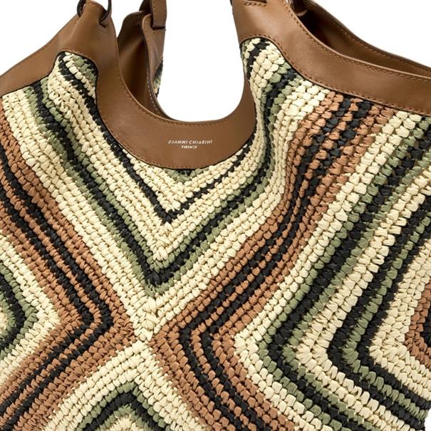 Gianni Chiarini Dua Dames Tas Rafia