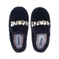 Gioia Fluff Slipper met Strass