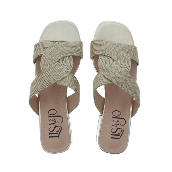 Lisa&Jo Warish Slipper Hak Vlecht