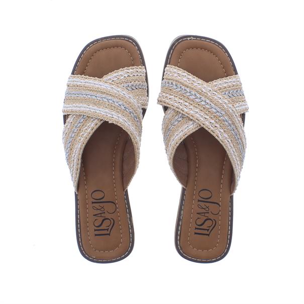 Lisa&Jo Zahide I Raffia Kruisband