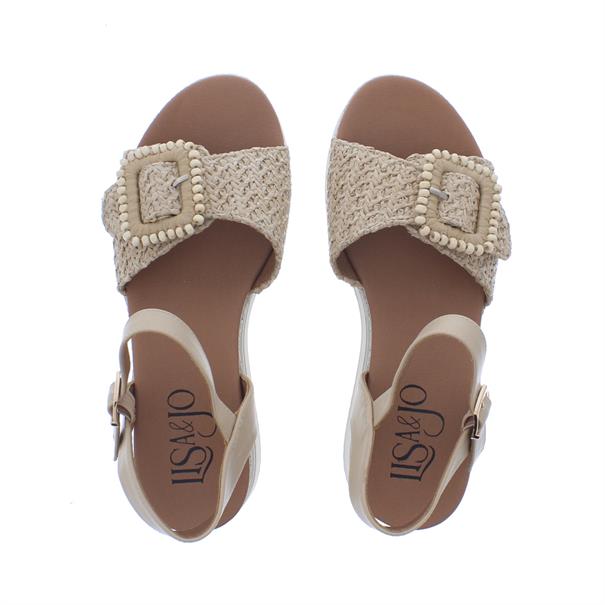 Lisa&Jo Zakia Velcro Raffia