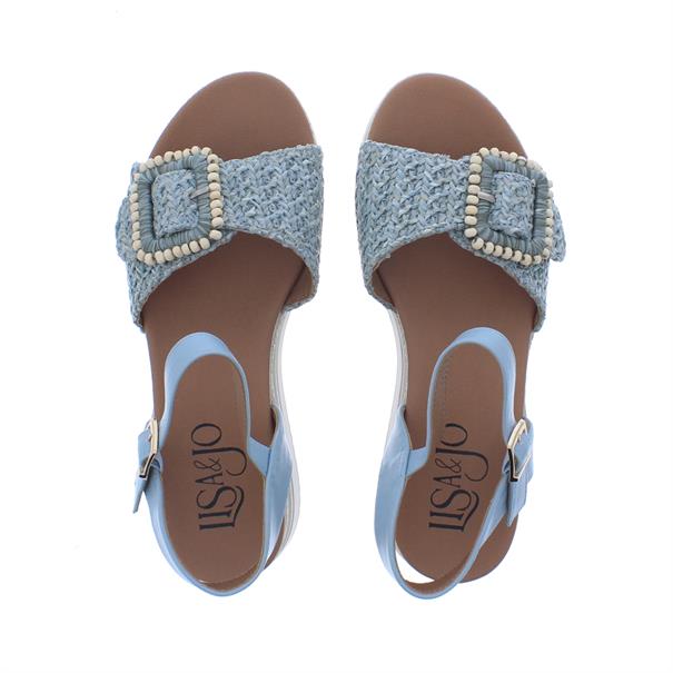 Lisa&Jo Zakia Velcro Raffia