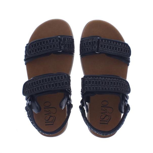 Lisa&Jo Zette 2 Raffia Velcro