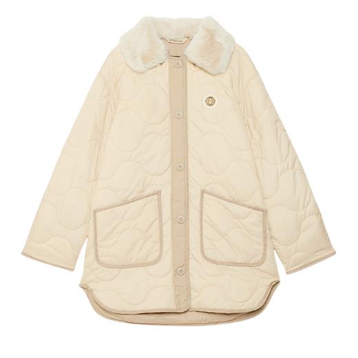 Midi Puffer Jacket with Hood