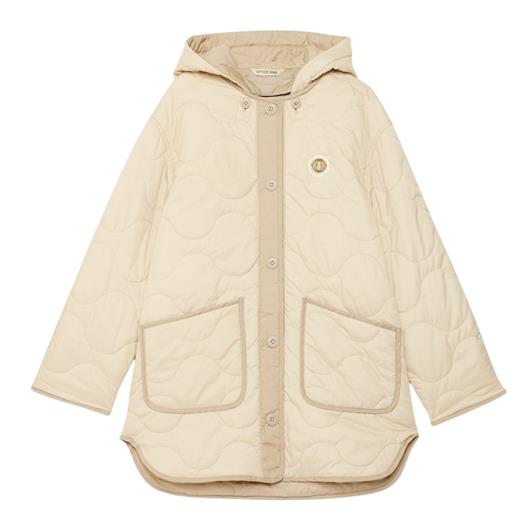 Midi Puffer Jacket with Hood