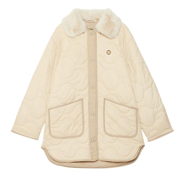 Midi Puffer Jacket with Hood