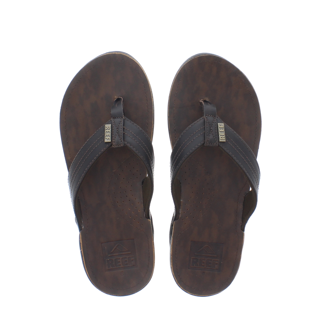reef slippers heren leer
