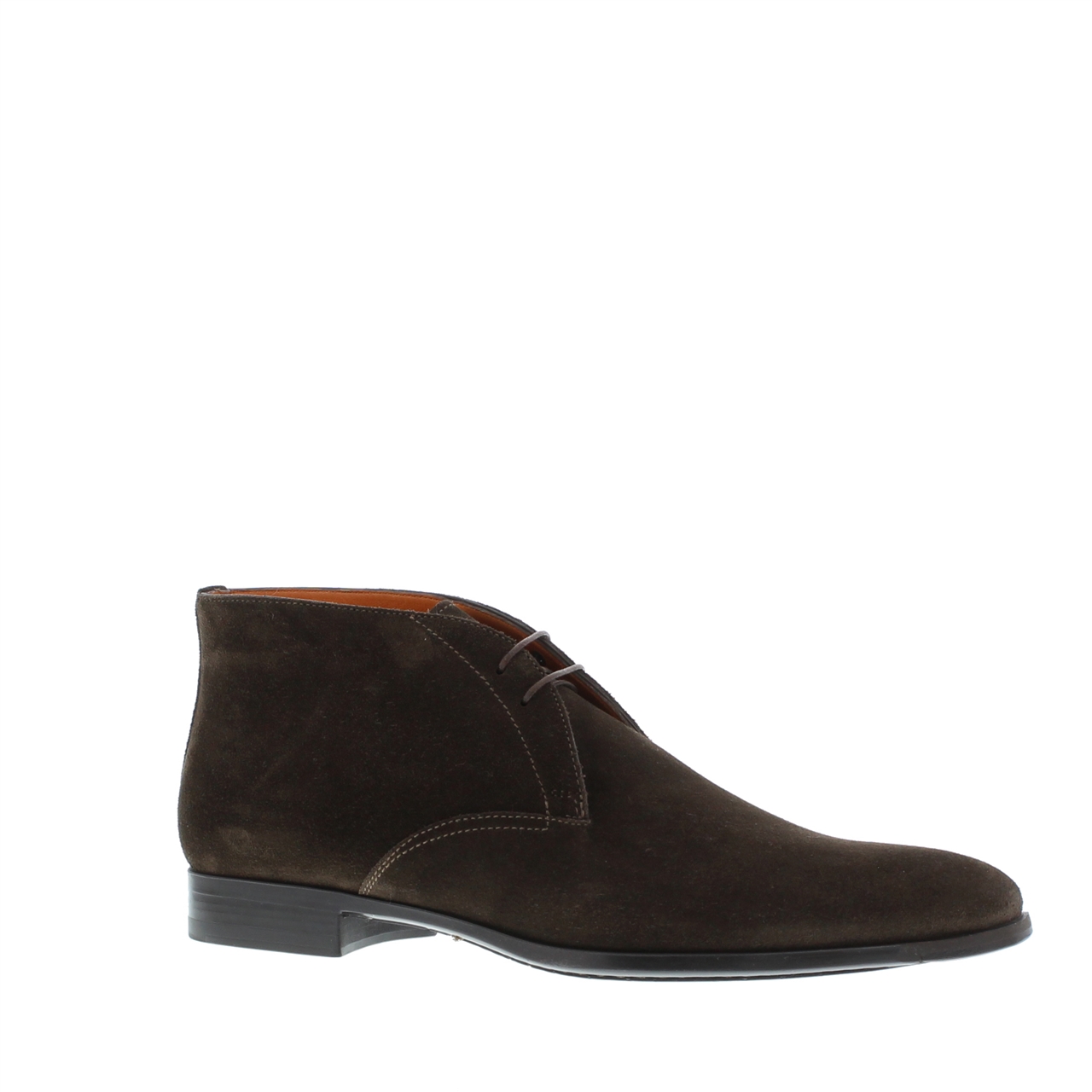 Santoni Heren Boots Taupe sue chelsea booty rz | Van den Assem
