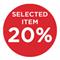 Selected items 20%