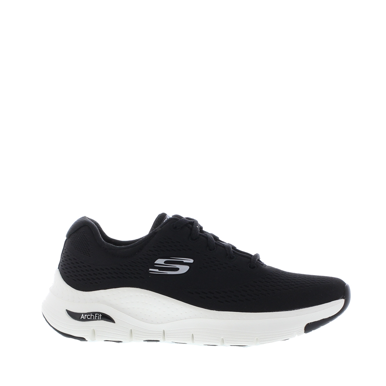 skechers arch fit dames zwart