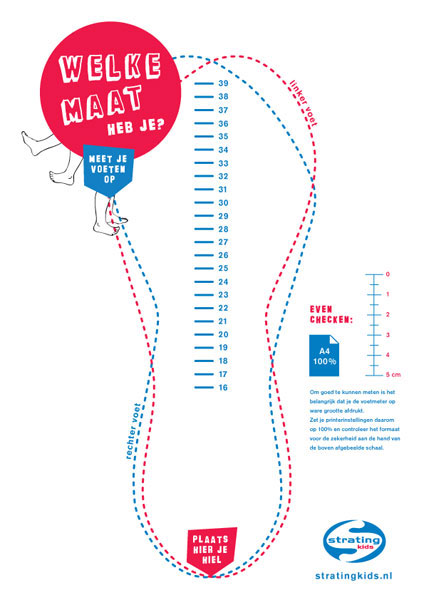 Tochi boom bloemblad Door Welke maat kinderschoen | Strating Schoenen