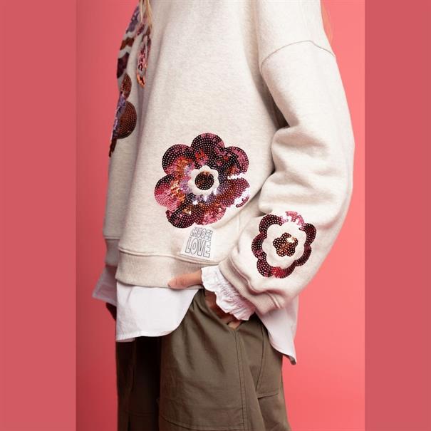 TheShirtProject Sweater Flower Dames