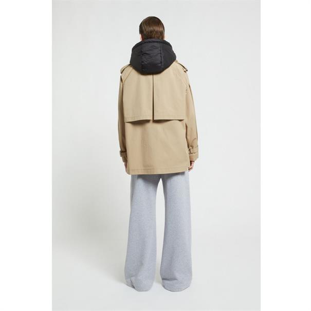 Trench court croisé