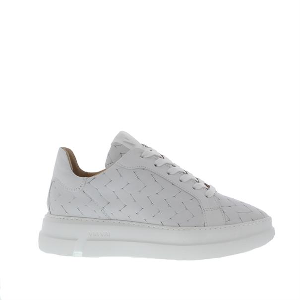 VIA VAI Blue Dames Sneaker Vlecht