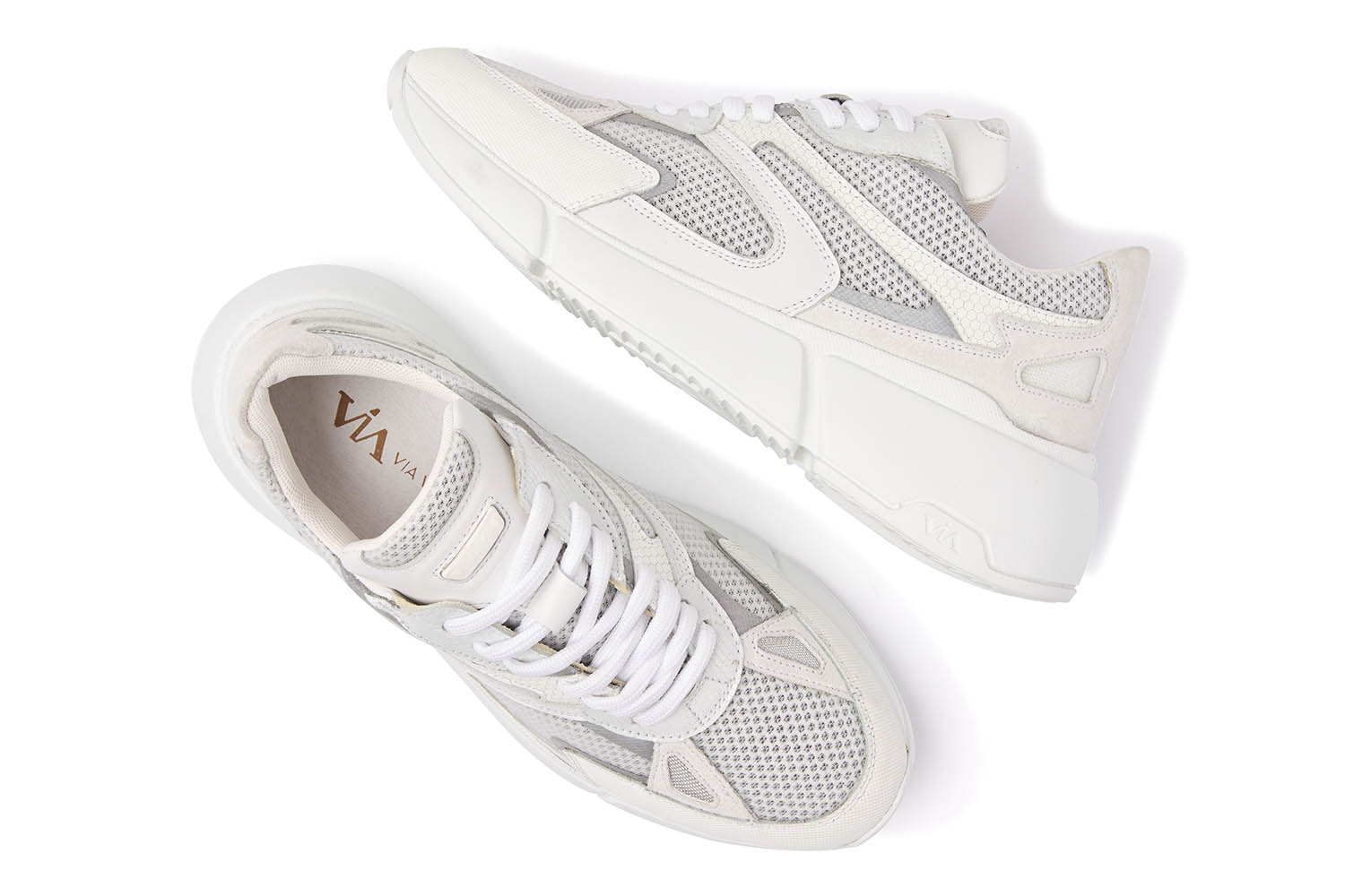 Celina Luxx Sneakers, Beige/Blå | Via Vai - køb her