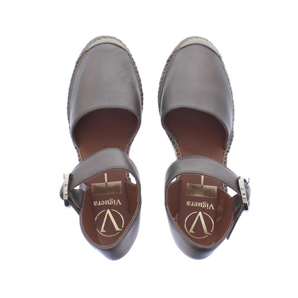 Viguera Dames Espadrille Leer