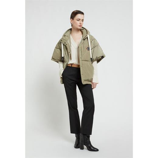 Way Out Puffer Cape