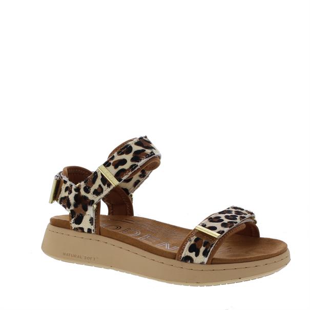 Woden Line Animal Dames Sandaal